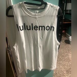 White, Lululemon, size 4 muscle tank